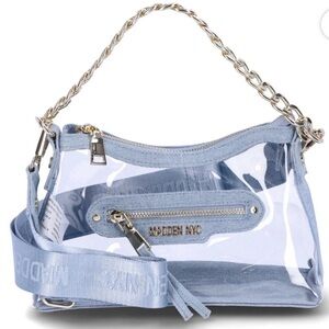 Clear Blue Madden NYC Crossbody Bag